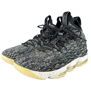Nike LeBron 15 XV 15 Ashes Black White Oreo Basketball Shoes Mens Sz 9.5 Box Inc
